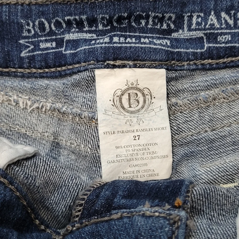 EUC Bootlegger Jean Shorts 27 - Picture 5 of 6